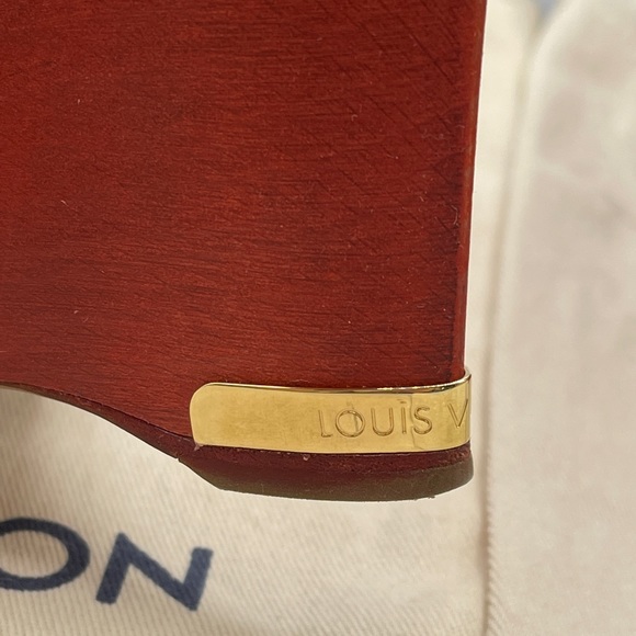 Louis Vuitton Fetish Platform Wood Wedge Limited Edition Leather Shoes - Picture 8 of 16